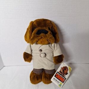 New Vintage McGruff the Crime Detective Police Dog Plush 10" Toy 1981 Dakin NWT